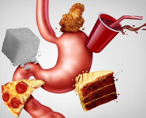 sugar inflames intestines
